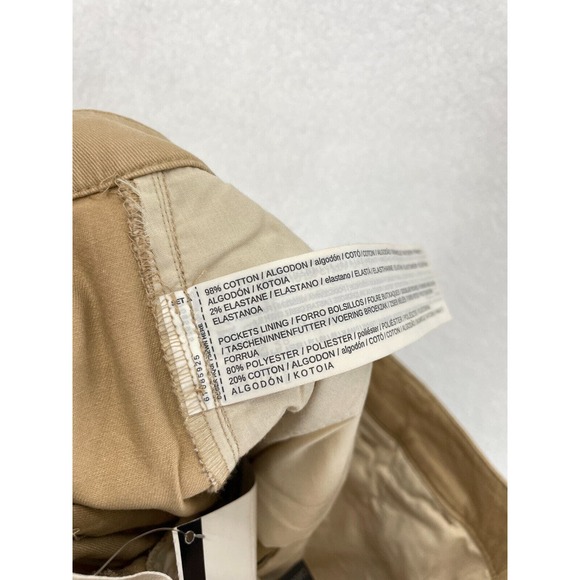 Mango Cargo Pants Women’s‎ Size 2 Beige Straight Leg Regular Waist Utility NWT - Picture 8 of 8